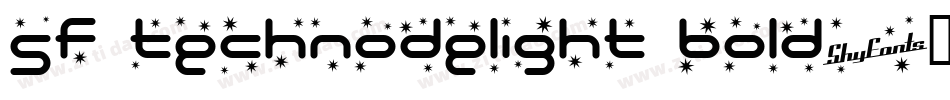 SF Technodelight Bold字体转换